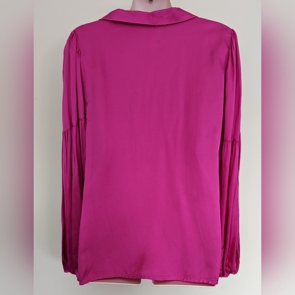 Anthropologie amadi pink blouse medium - Picture 9 of 15
